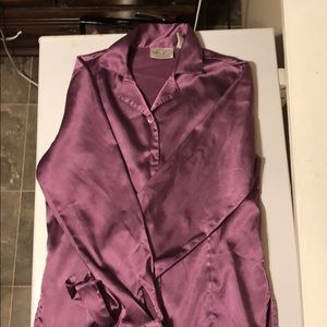 Lavender Silk Button